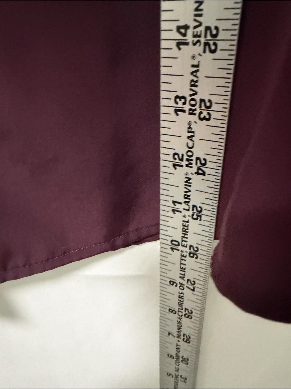 Jones New York Signature Plum Button-Up Blouse - Picture 4 of 5